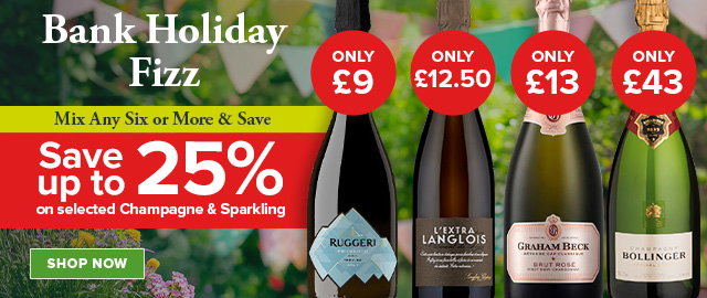 Bank Holiday Fizz save up to 25%