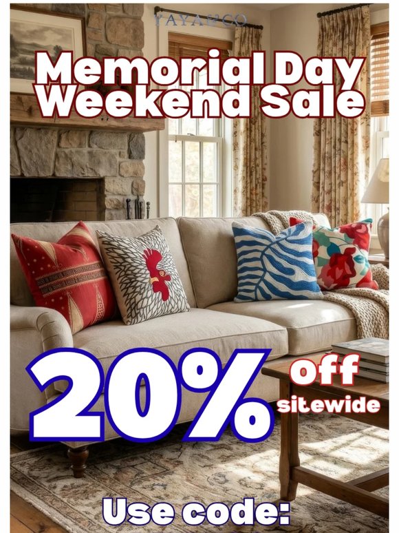 🚨 20% off SITEWIDE starts now🚨