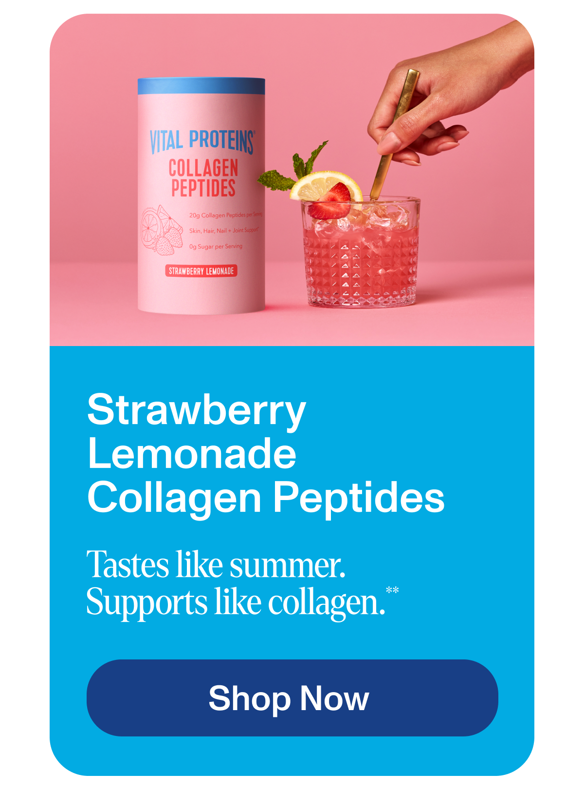 Strawberry Lemonade Collagen Peptides