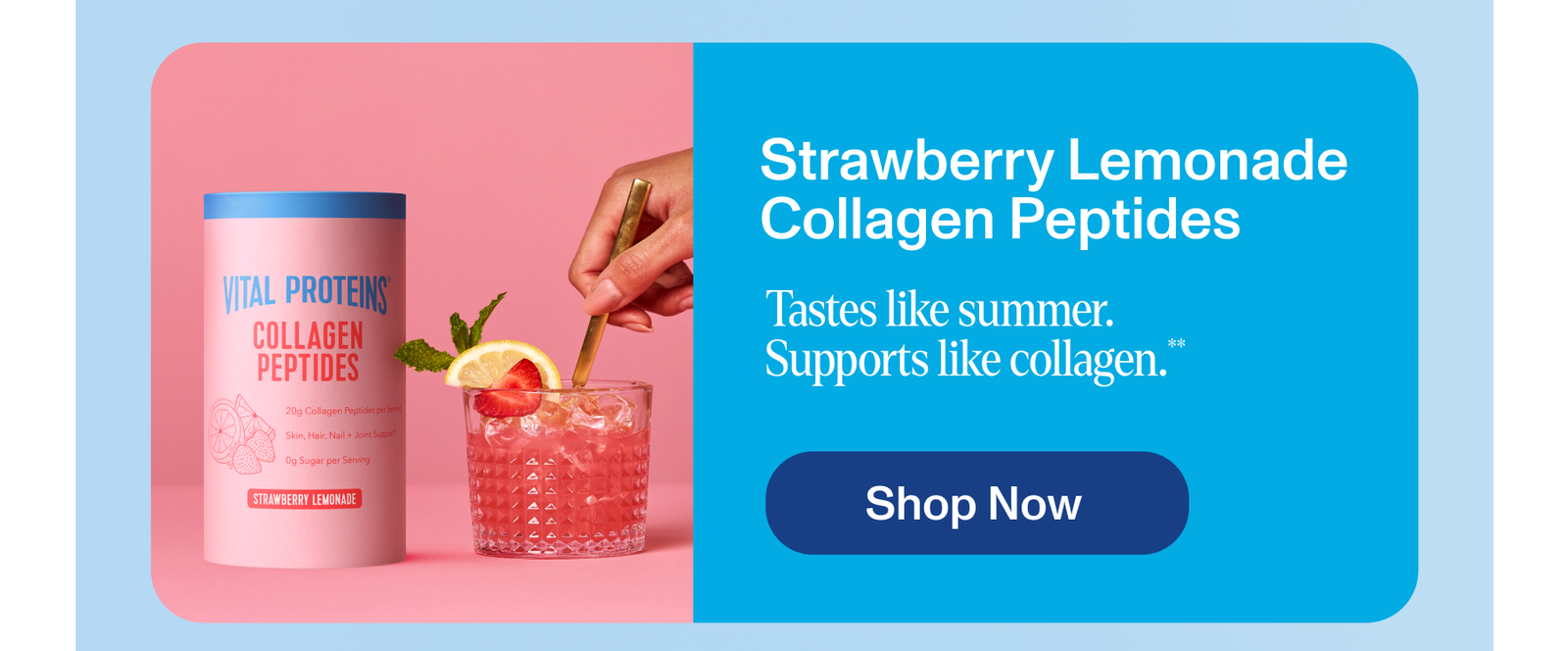Strawberry Lemonade Collagen Peptides