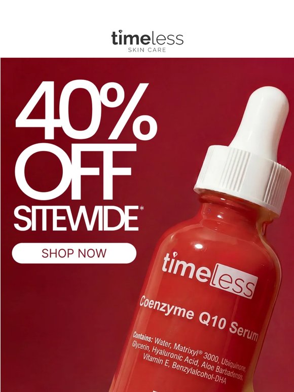 40% OFF Award-Winning Skincare!