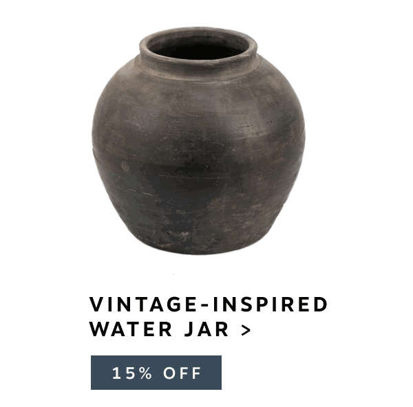 Vintage-Inspired Water Jar | 15% off 