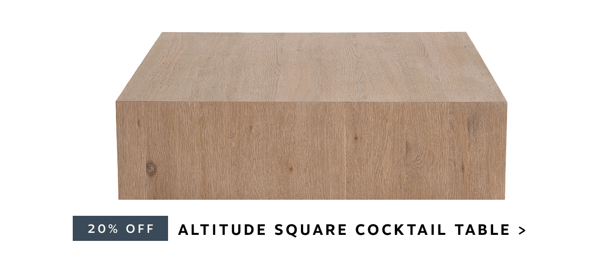 Altitude Square Cocktail Table
