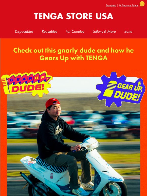 Here's how this racer gears up with TENGA to cross the finish line