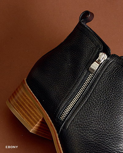 Ebony Wide Ankle Boot