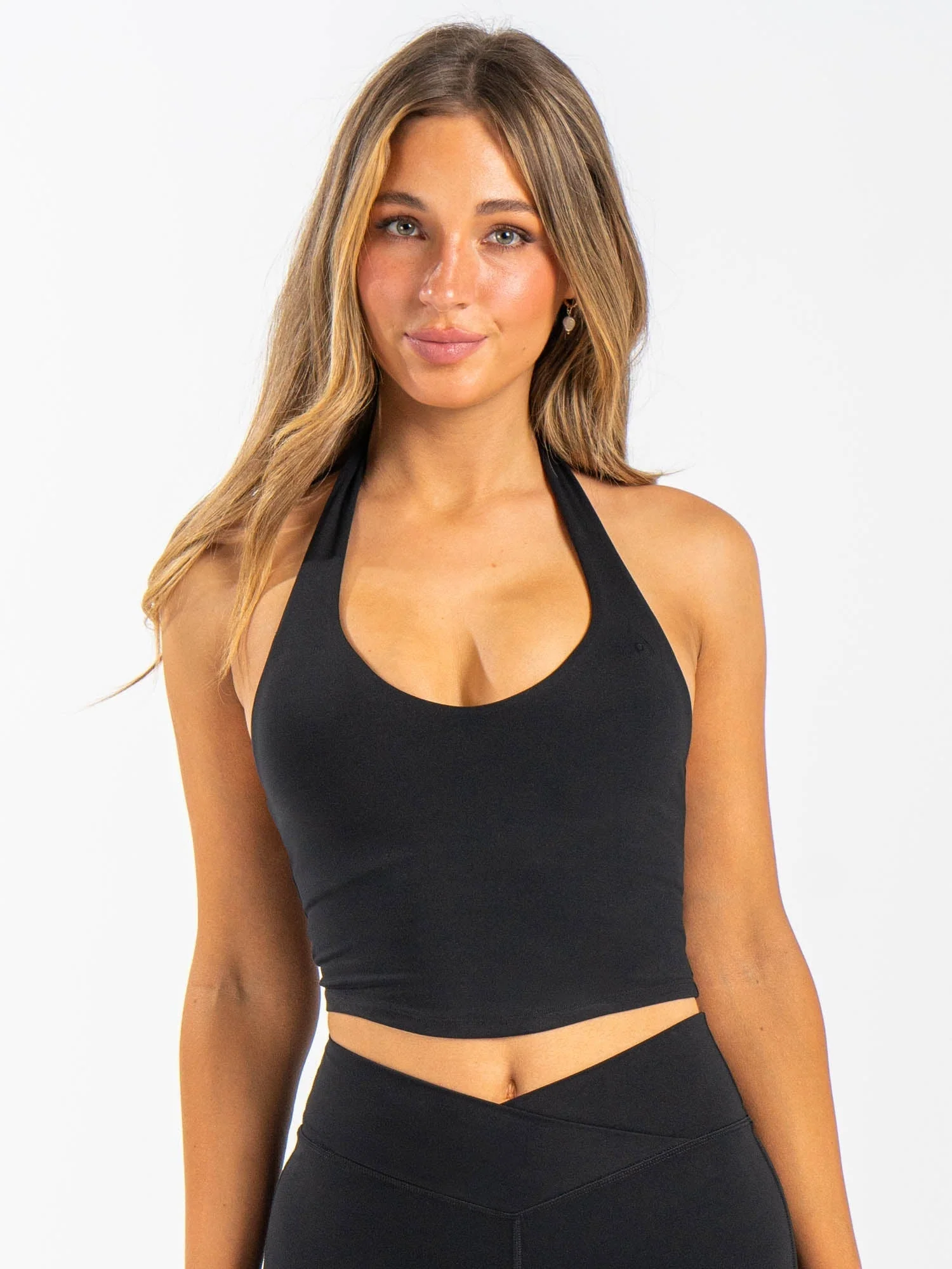 Image of NKD Halter Shelf Tank - Black