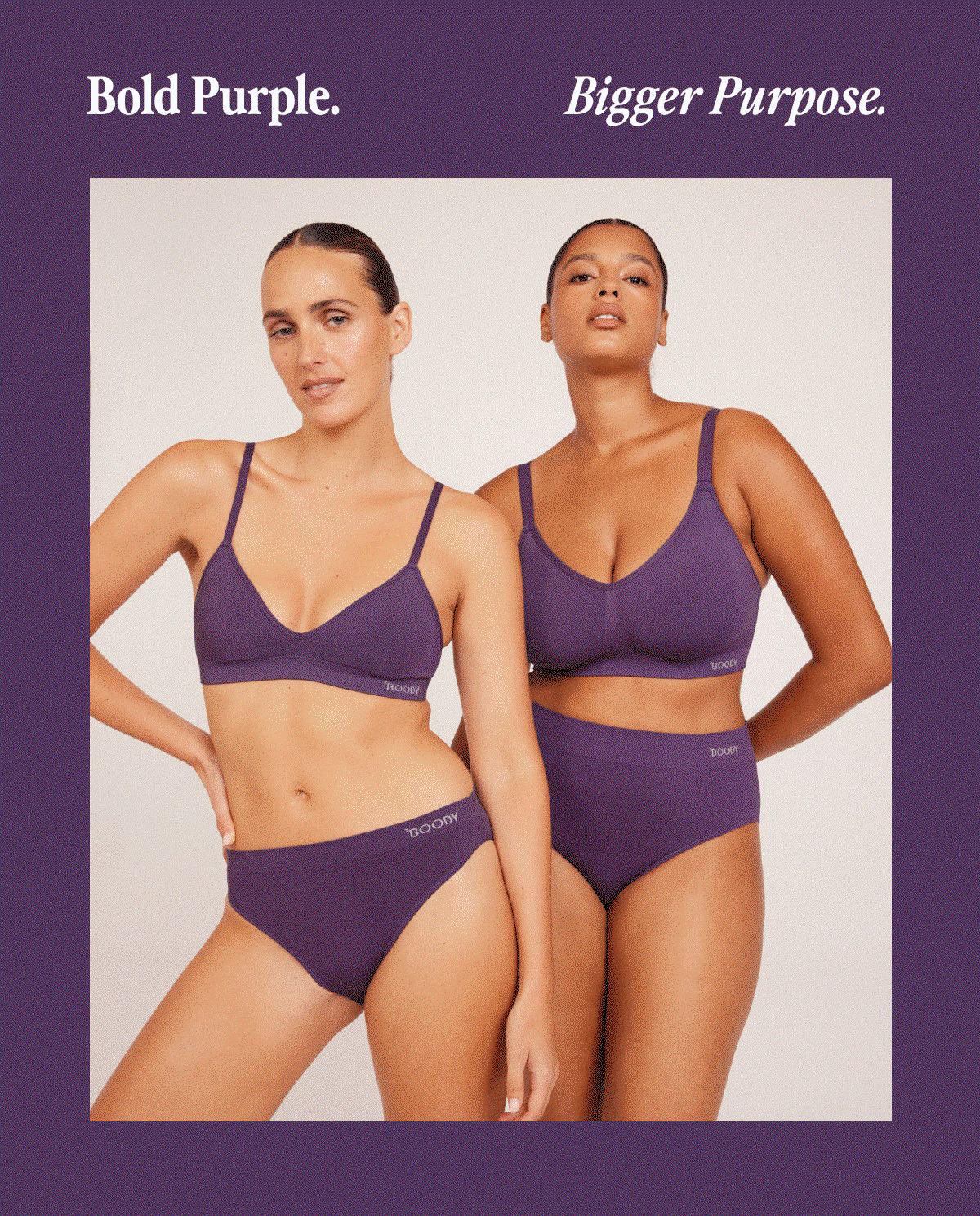 Bold Purple. Bigger Purpose.