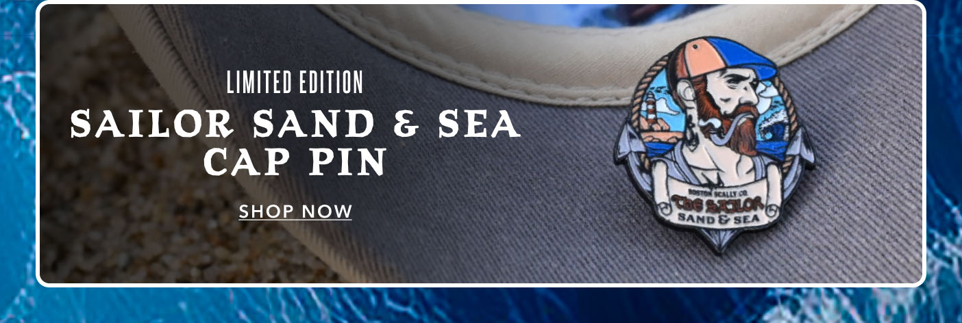 Limited Edition Sailor Sand & Sea Cap Pin Shop Now