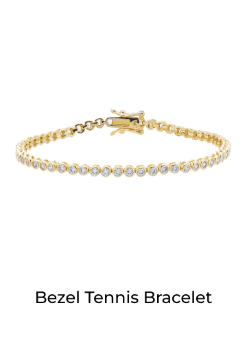 Bezel Tennis Bracelet