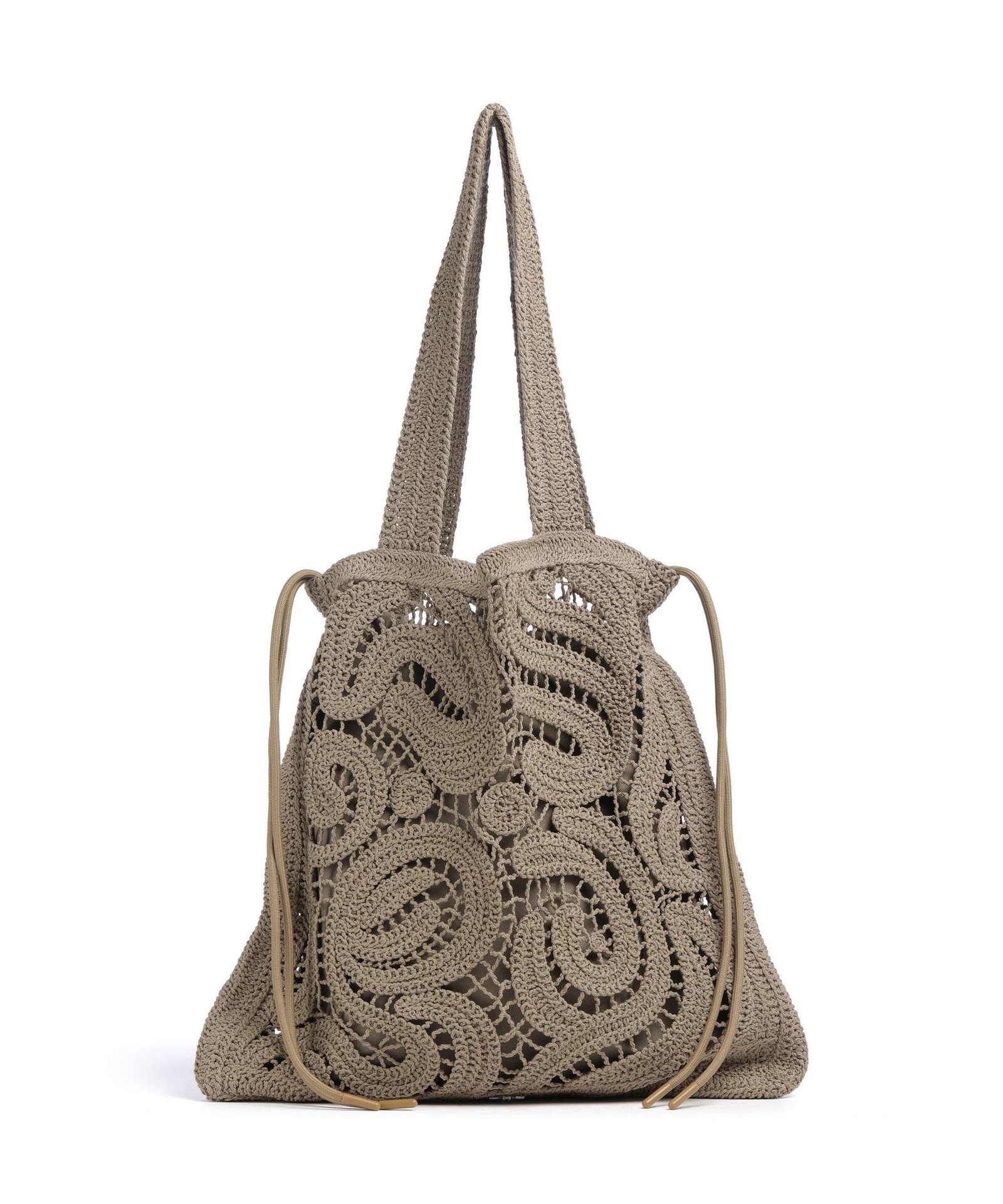 Pinko Crochet Geometrico Hobo bag fabric