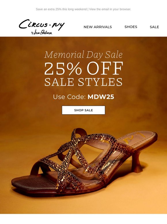 MDW Sale Starts Now!
