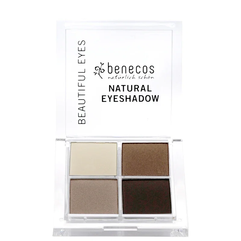 Image of Benecos Natural Quattro Eyeshadow Coffee & Cream 8g