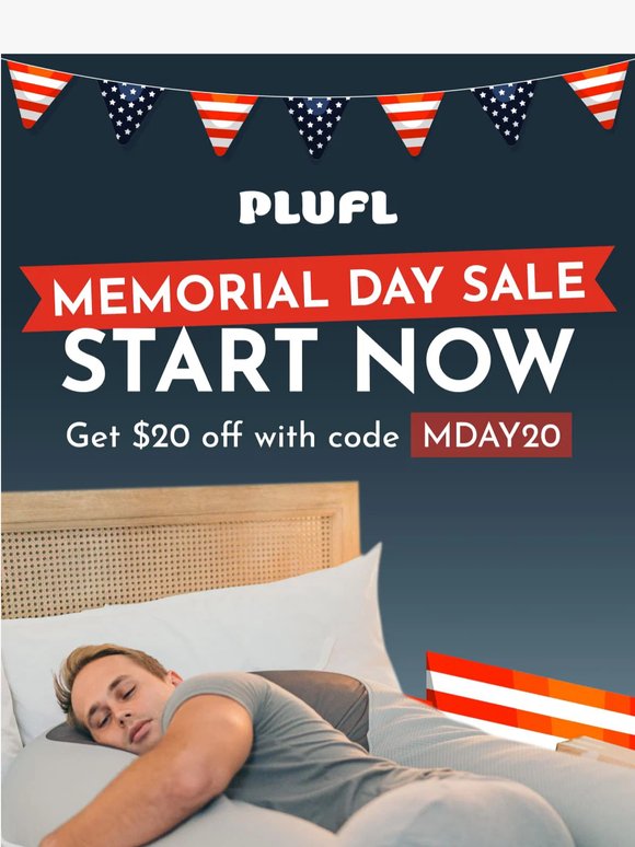 Memorial Day Savings Start Now