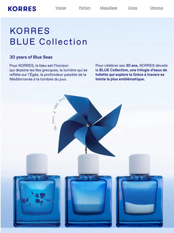 💙 BLUE COLLECTION : plongez dans notre nouvelle trilogie de fragrances 💙