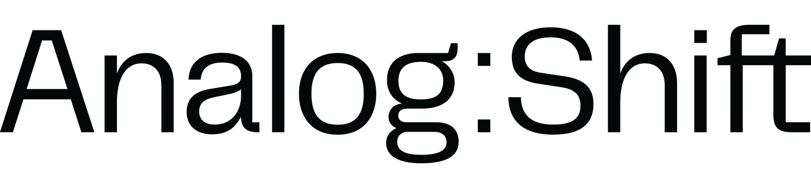 Analog:Shift Logo in black