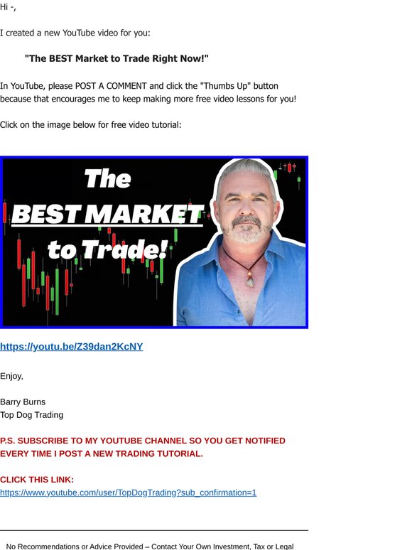 The BEST Market to Trade Right Now! [YouTube video]