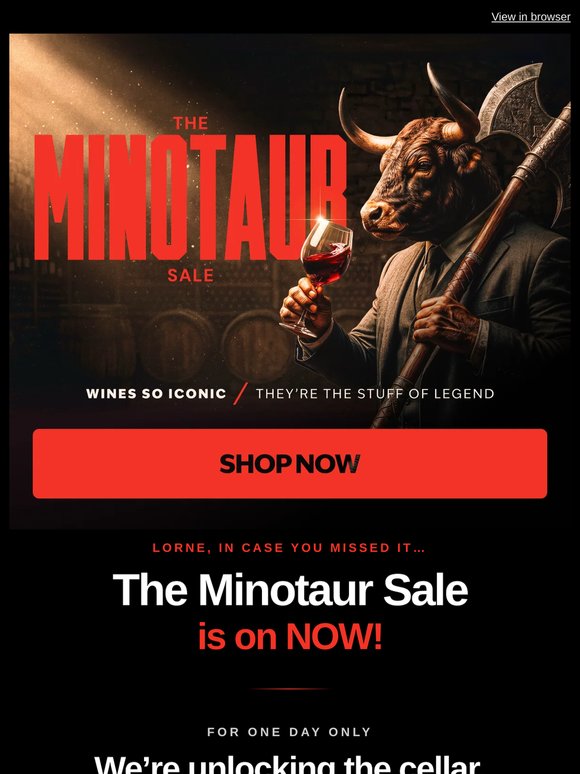 Lorne, NEW Minotaur DEALS Just Added 🏃 😱