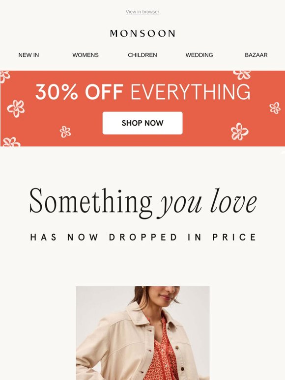 Something you love has dropped in price!