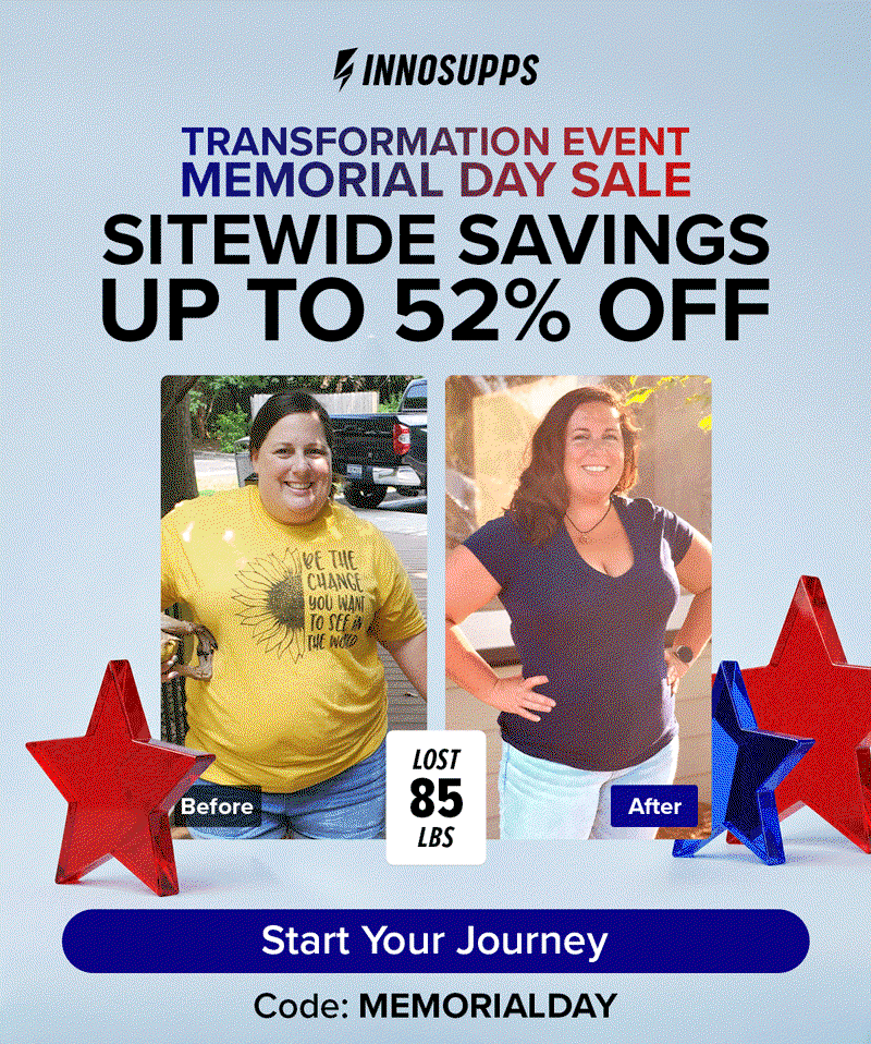 TRANSFORMATION EVENT Memorial Day Sale Sitewide Savings Up to 52% OFF CODE: MEMORIALDAY