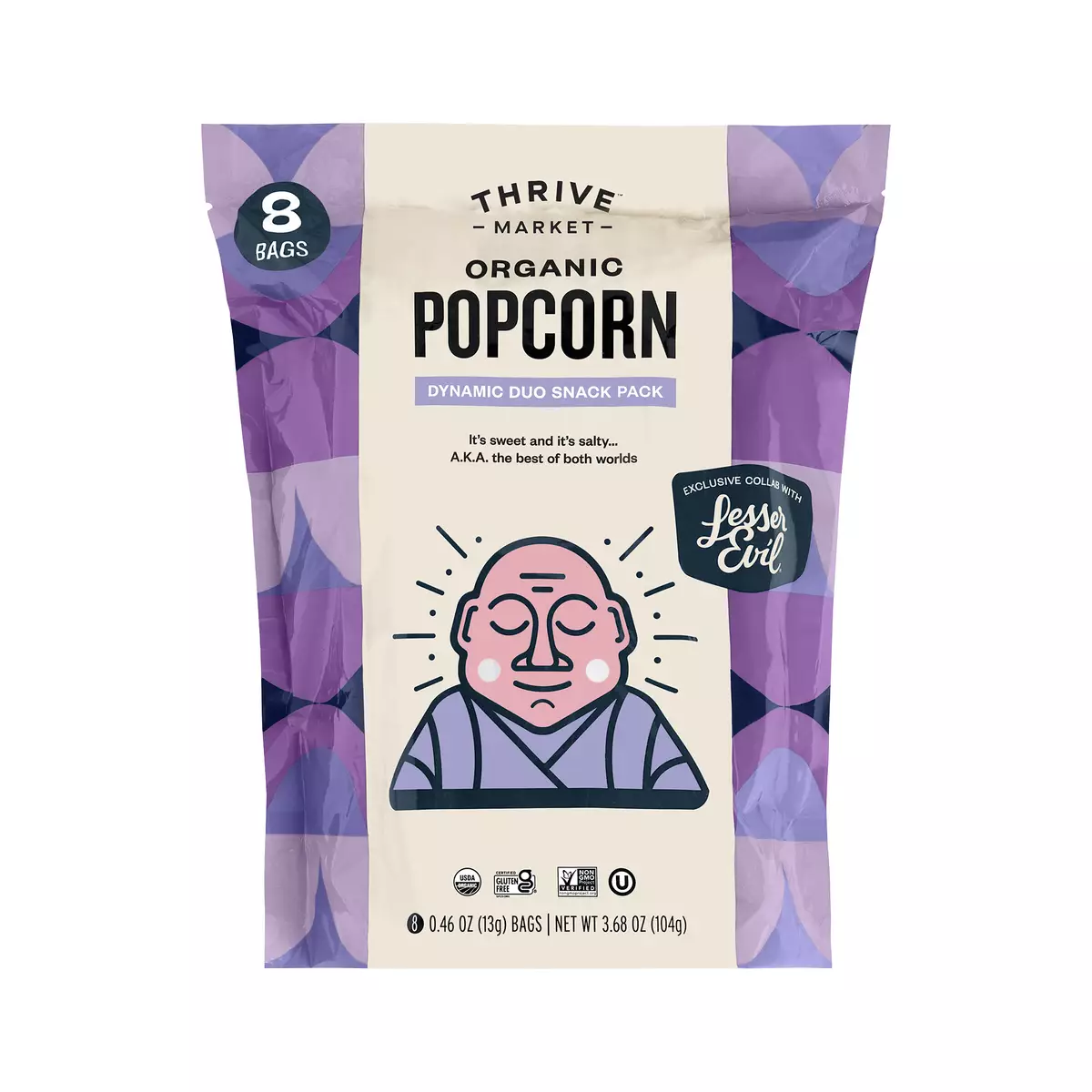 Thrive Market Popcorn, Dynamic Duo Snack Pack