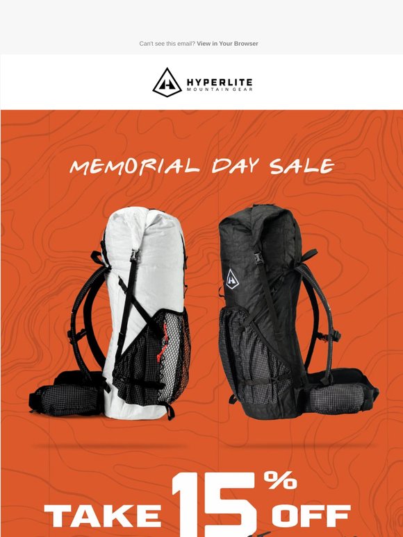 15% Off! Jump On Our Memorial Day Sale!