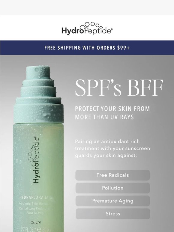 Your SPF's BFF