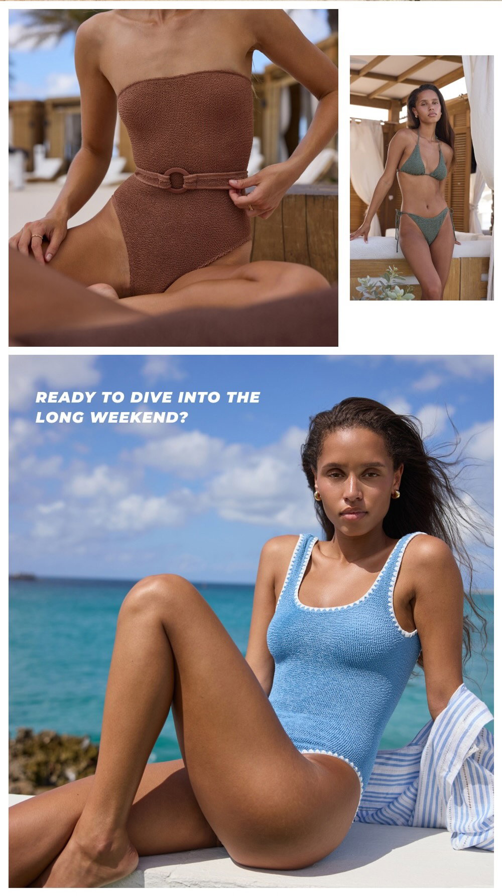 READY TO DIVE INTO THE LONG WEEKEND?