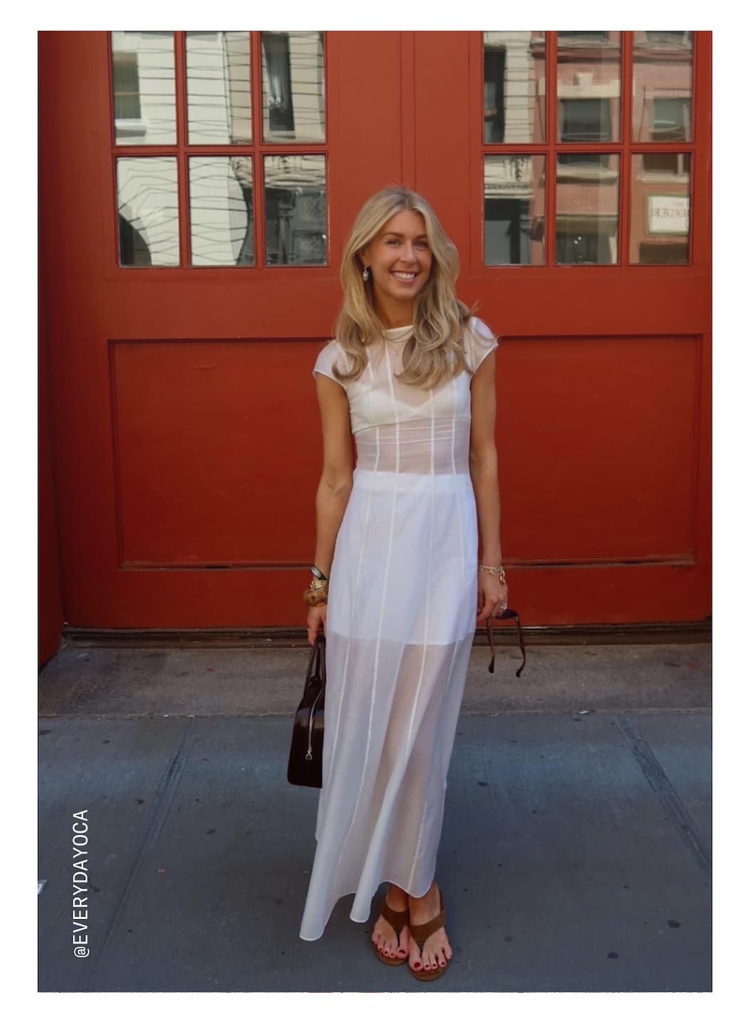 CARLY SHEER MAXI DRESS