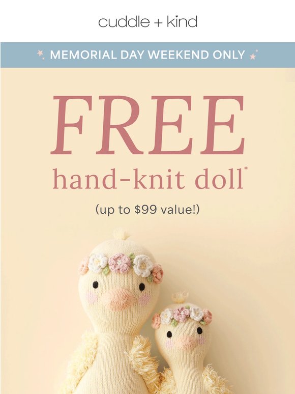 did someone say FREE doll? 👀