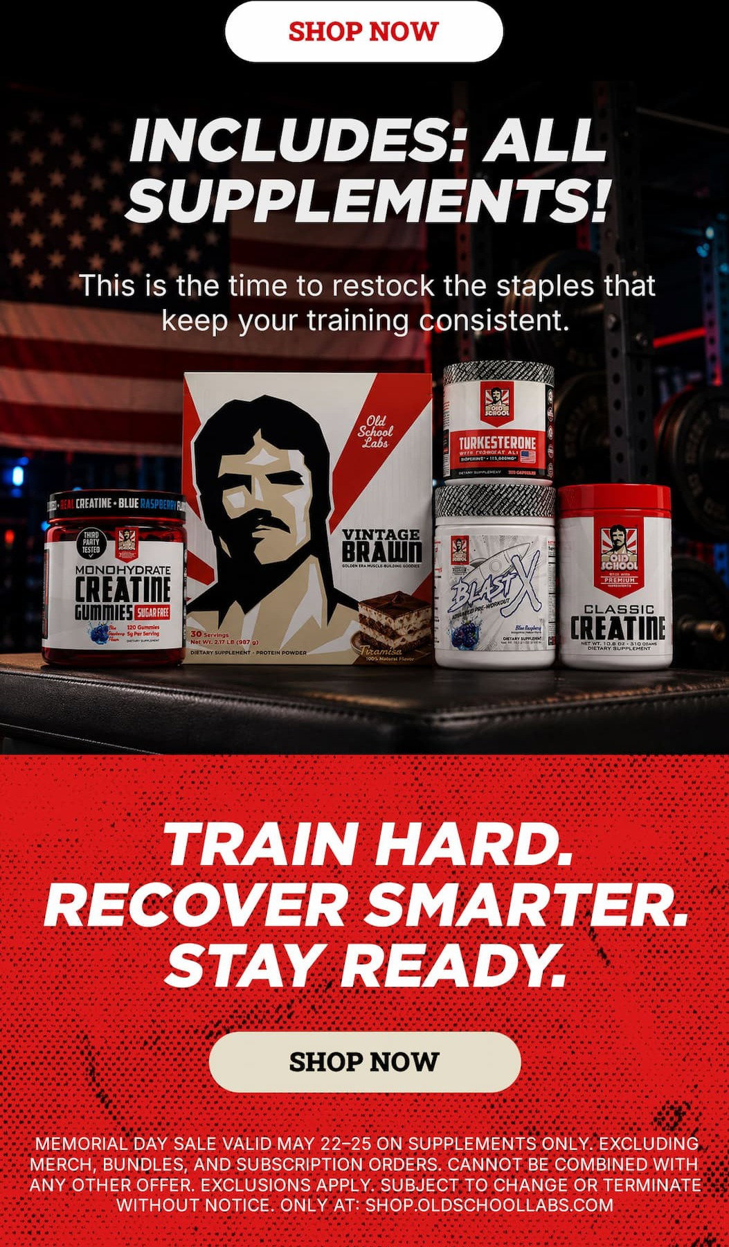 30% Off All Supplements - Memorial Day Sale