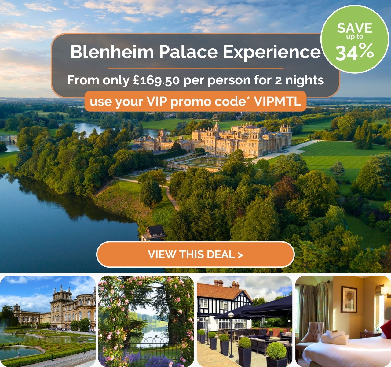 Blenheim Palace Experience - Mercure Thame Lambert Hotel