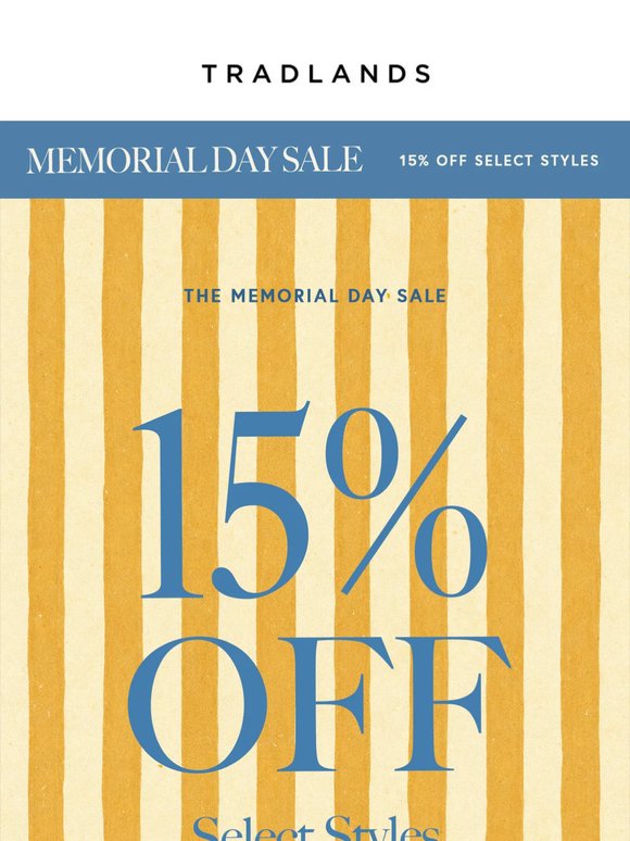 Memorial Day Sale Launch