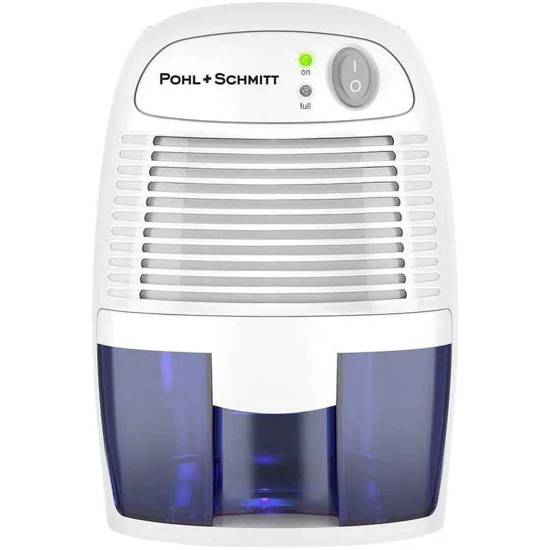Image of Pohl+Schmitt Portable compact Electric Dehumidifier, 2200 Cubic Feet (225 sq ft) 17 oz Capacity