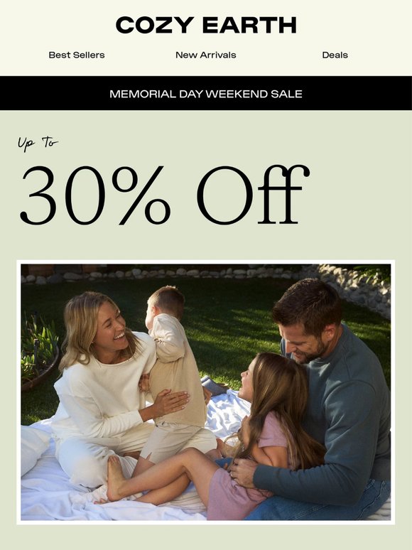 30% OFF STARTS NOW 🤍