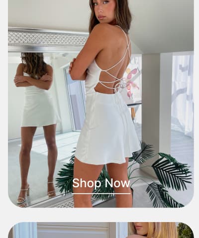 Come and Get It White Party Dress