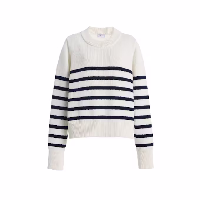 Devon Striped Cotton Sweater