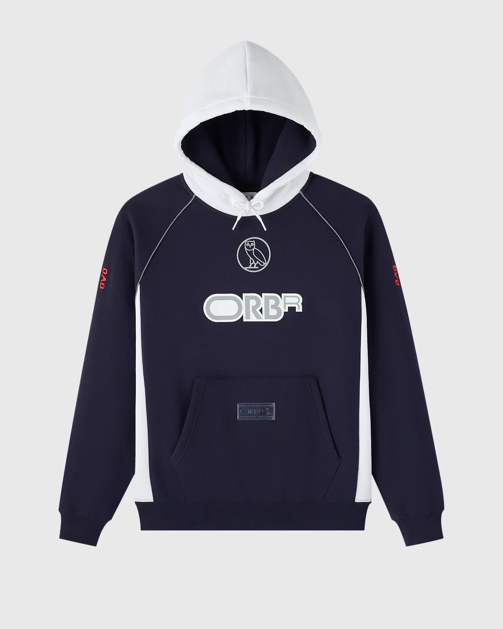 Image of Red Bull Racing Pit Crew Color Block Hoodie - Red Bull Navy
