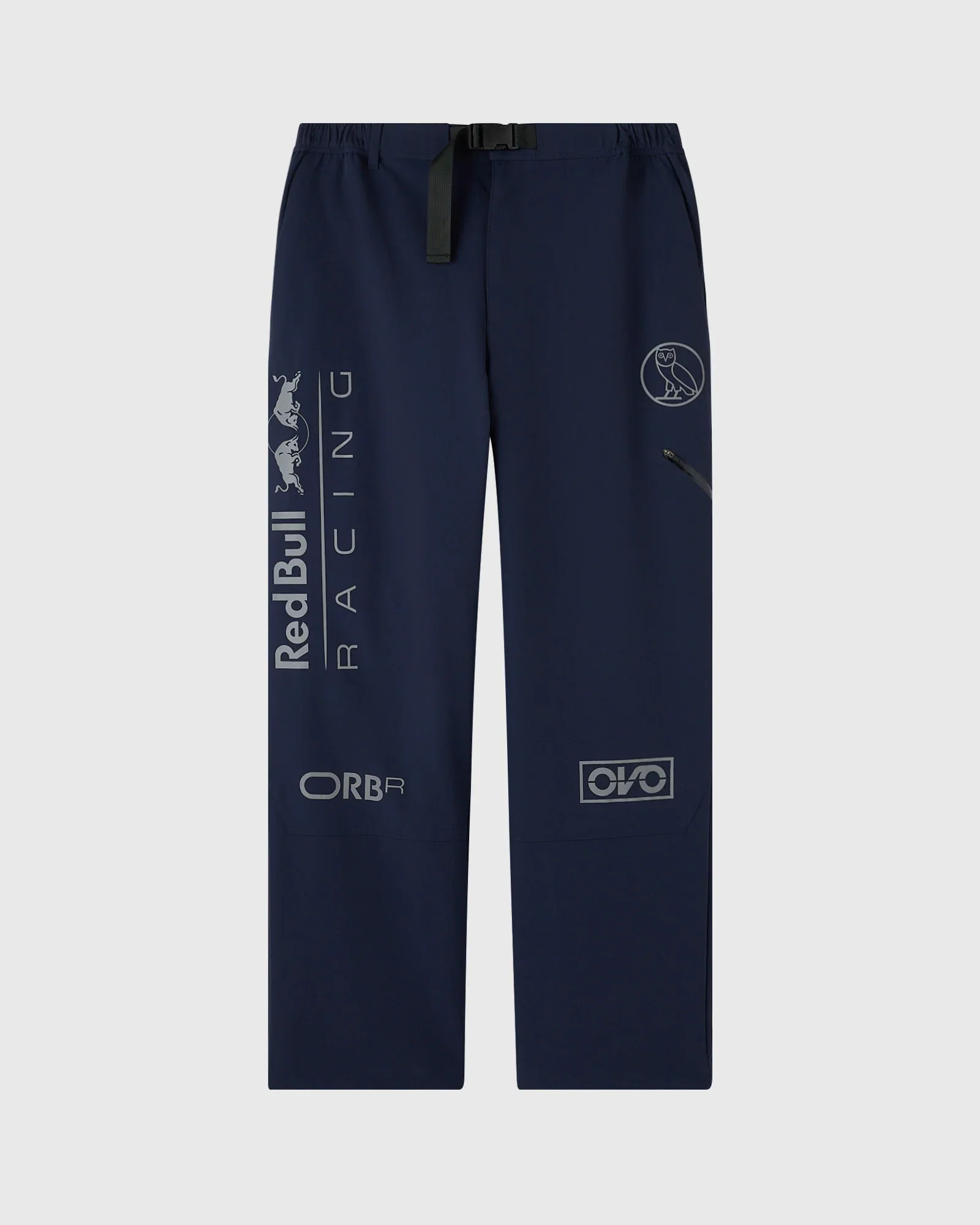 Image of Red Bull Racing Reflective Print Nylon Pant - Red Bull Navy
