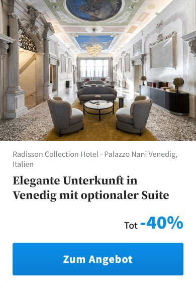 Elegante Unterkunft in Venedig mit optionaler Suite