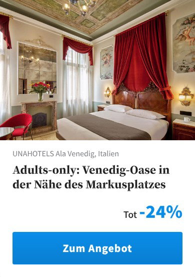 Adults-only: Venedig-Oase in der Nähe des Markusplatzes