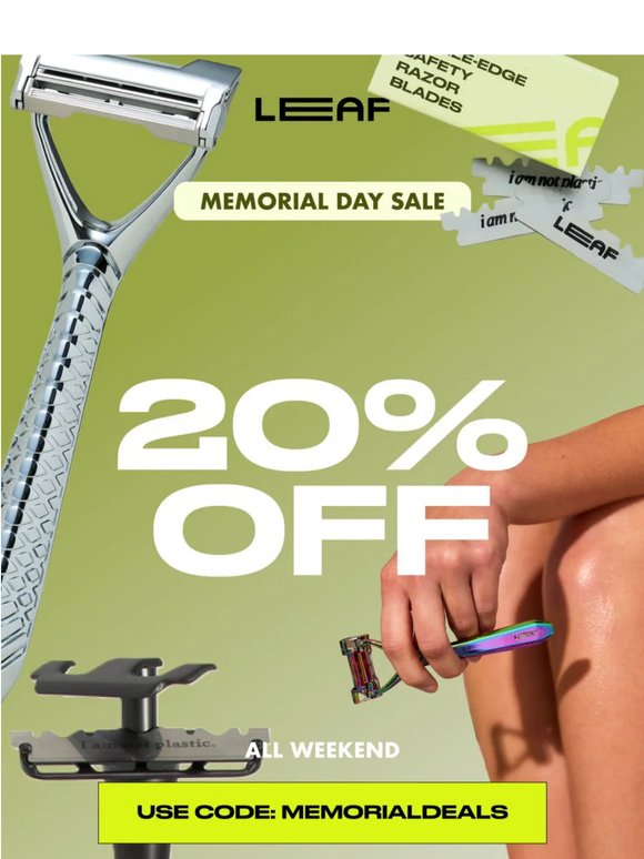 Memorial Day Sale just went live!