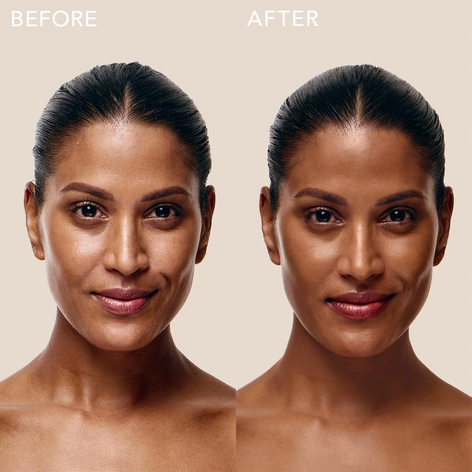 First Light Tinted Tan Serum Before & After