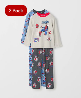 Marvel Spider-Man Australian cotton 2 pack Younger Boys Pyjama Set