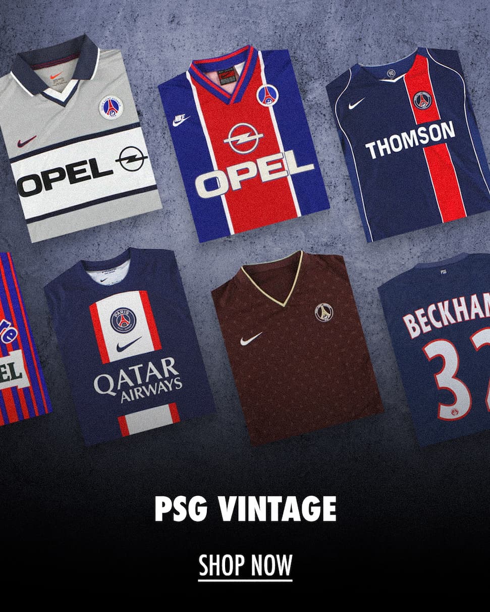 PSG at Vintage Football Shirts