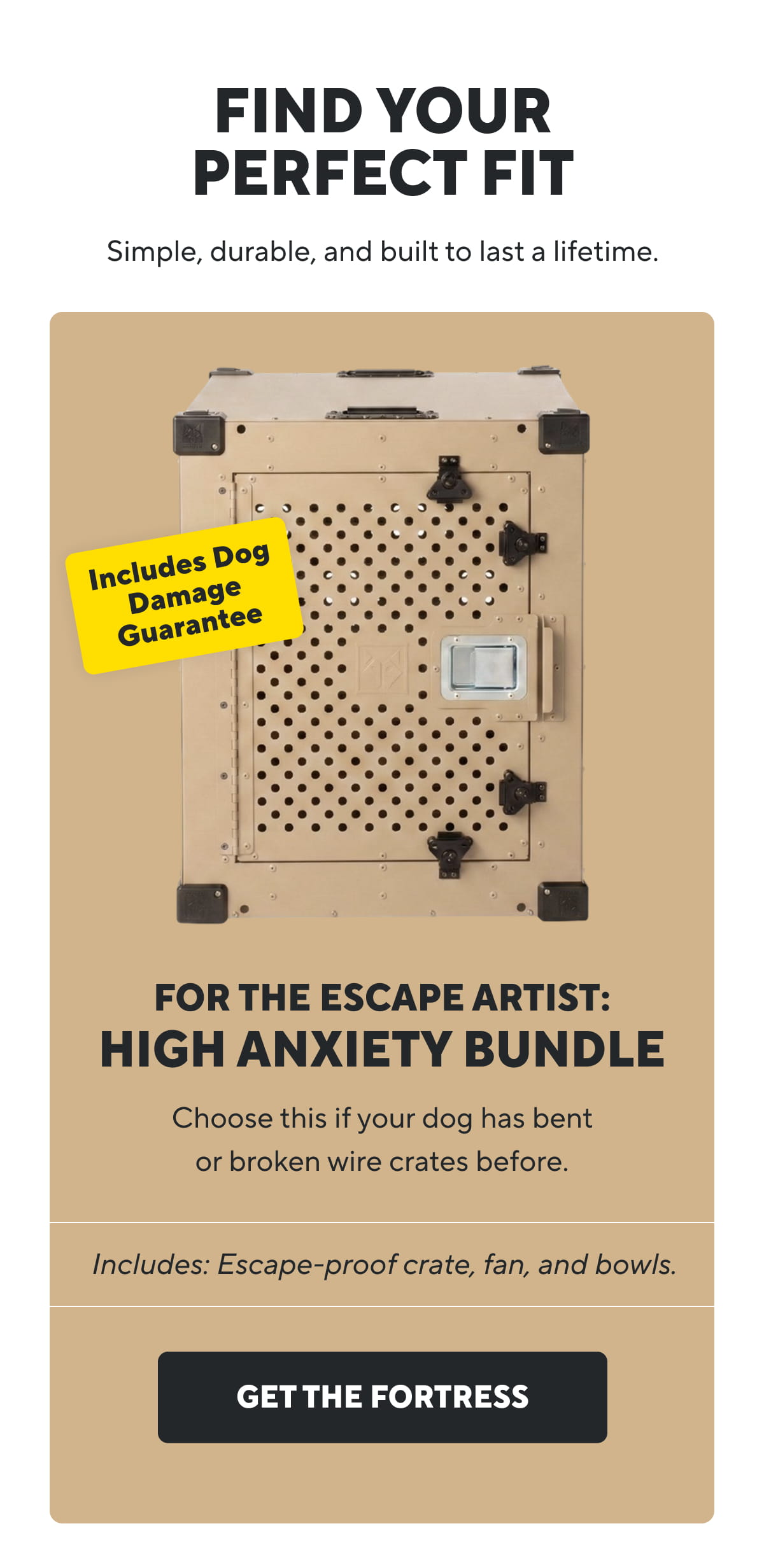 For The Escape Artist: HIGH ANXIETY BUNDLE | Get The Fortress