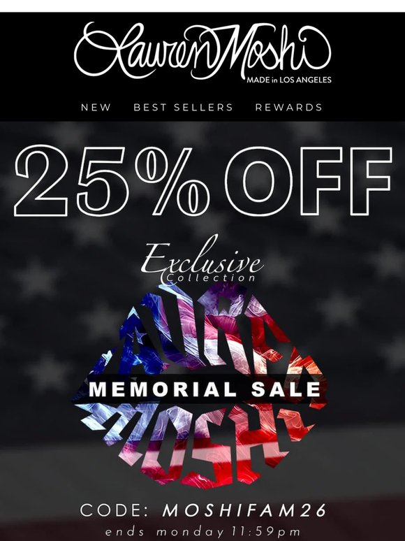 Moshi Fam 25% Off SALE