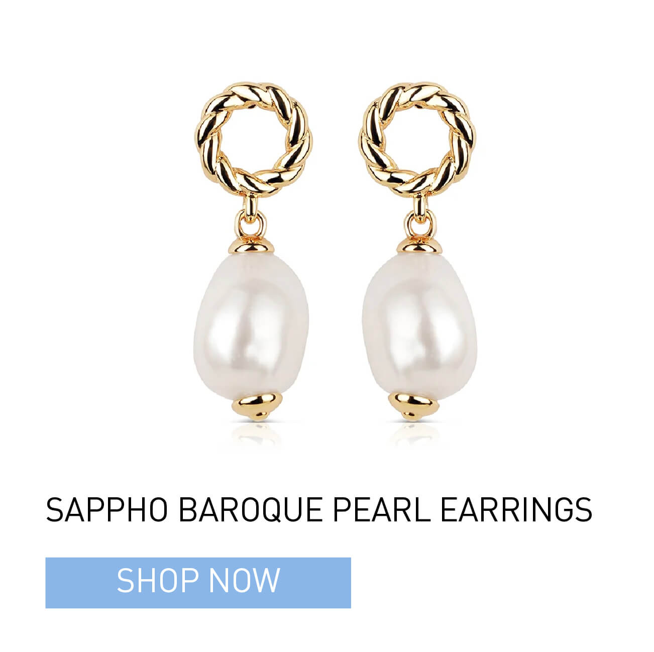 Sappho Baroque Pearl Earrings