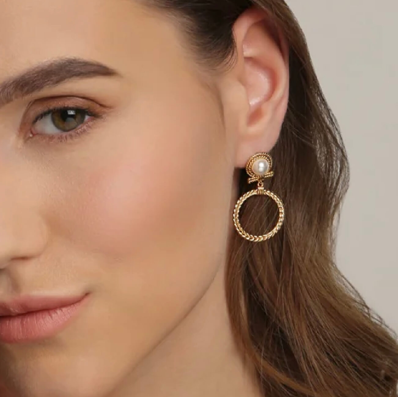 Sappho Statement Pearl Earrings
