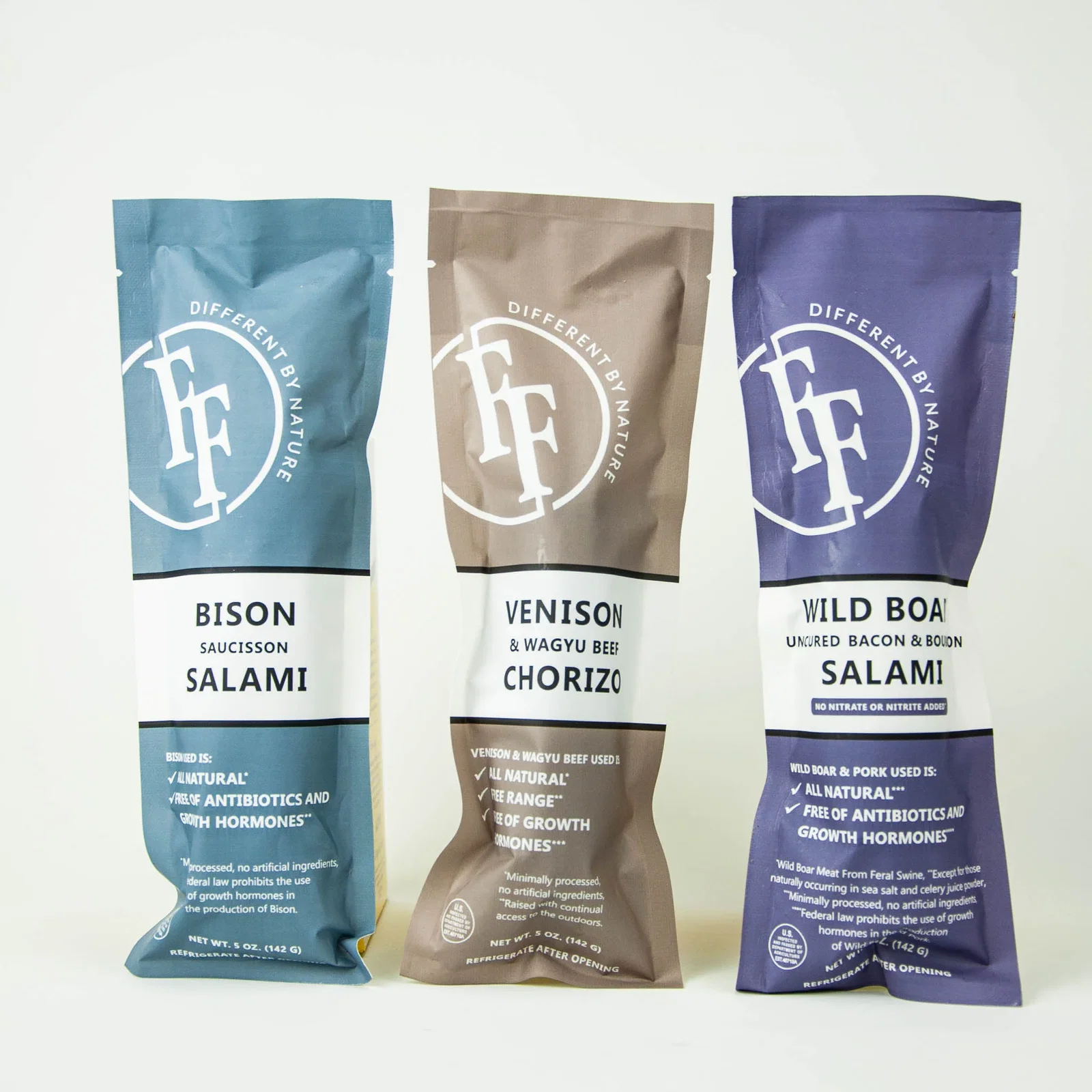 Image of Venison Chorizo, Wild Boar & Bison Salami Sampler