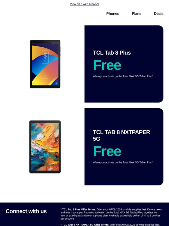 Your new tablet is on us 💸